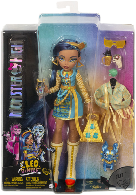 Lalka Monster High Straszysekrety Cleo de Nile (194735069835) - obraz 7