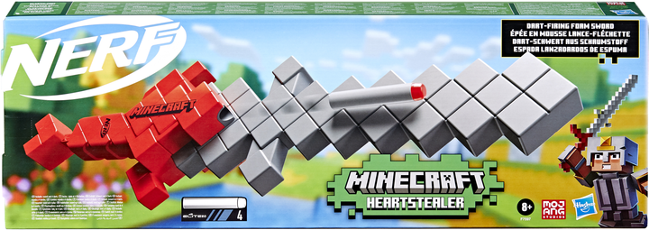 Blaster Hasbro Nerf Minecraft Miecz Heartstealer (5010996126016) - obraz 3