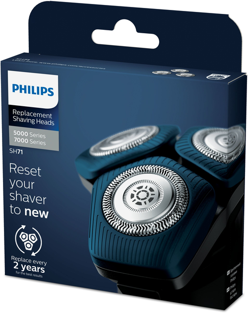 Głowice do golenia PHILIPS SH71/50 z technologią SteelPrecision - obraz 5