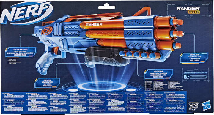 Бластер іграшковий Hasbro Ренджер Nerf Elite 2.0 (5010994105518) - зображення 9