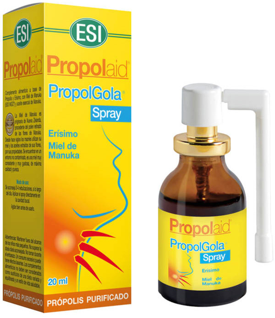 Spray do gardła Trepat Diet Propolgola Miel Manuka Spray Oral 20 ml (8008843128853) - obraz 1