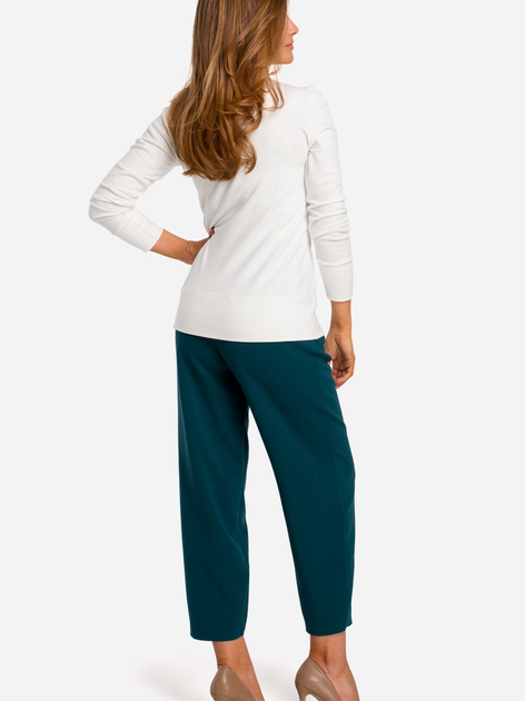 Kardigan damski dzianinowy Stylove S198 XL Ecru (5903068451577) - obraz 4