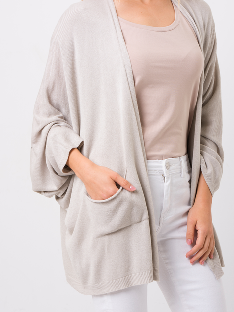 Kardigan damski oversize Zaiia ZASW01 One size Szary (8221305303661) - obraz 4