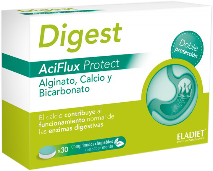 Suplement diety Eladiet Digest Aciflux Protect 30 tabletek (8420101216285) - obraz 1