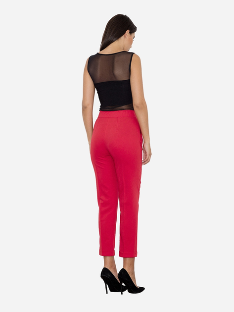 Spodnie slim fit damskie Figl M552 XL Czerwone (5902194337977) - obraz 2