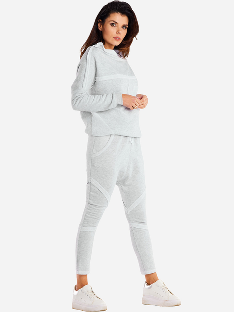 Spodnie dresowe damskie Infinite You M025 113364 L/XL Szare (5902360506107) - obraz 6