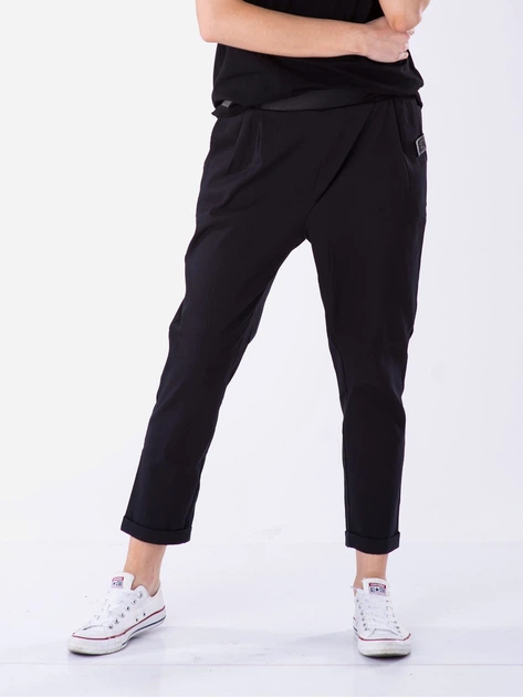 Spodnie boyfriend damskie Look Made With Love Look 415 XL/XXL Czarne (5903999300623) - obraz 6