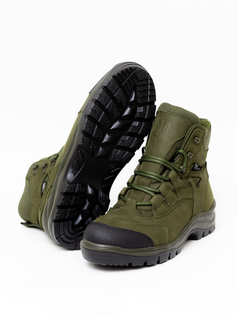 Демисезонные Берцы Тактические Ботинки Мужские Кожаные 46р (30,7 см) 45D-000015-RZ46 - изображение 2