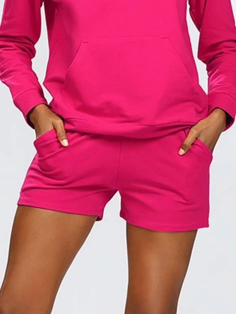 Спортивні шорти жіночі DKaren Koko M Малинові (5903251466425) - зображення 1
