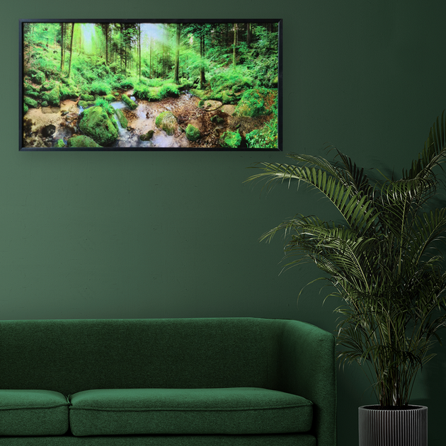 Фотокартина в деревянной раме Forest 3 50х100 см. POS-50100-283 - изображение 2