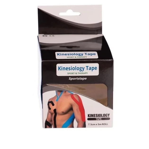 Кінезіо тейп Kinesio tape SP-Sport BC-0474-7_5 7,5 см х 5 м Biege (186794) - зображення 1