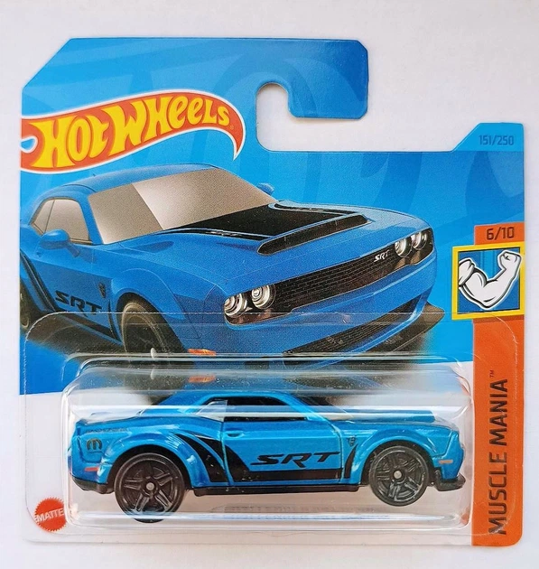 ホットウィール DODGE CHALLENGER SRT DEMON Машинка Хот Вилс 1:64 18 Dodge Challenger SRT Demon коллекция