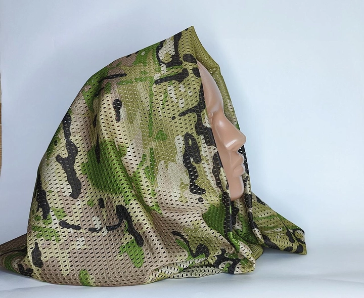 Маскировочный шарф-сетка камуфляж Снайперский (тактический) 150×50 Мультикам - изображение 2