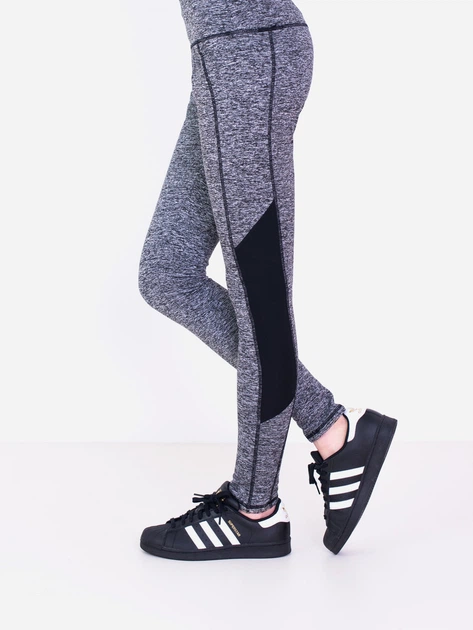 Легінси утеплені жіночі Art Of Polo Sk17177-2 One Size Чорний/Сірий (5902021162499) - зображення 3