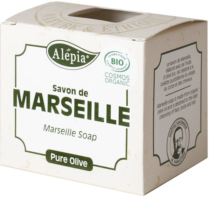 Stałe mydło Alepia Marseilles Bio 100% Olive 230 g (3700479109576) - obraz 1