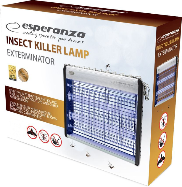 Lampa owadobójcza Esperanza EHQ003 Insect Killer Lamp Exterminator (5901299929070) - obraz 2