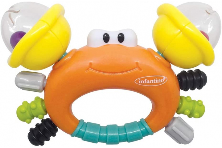 Grzechotka z gryzakiem Infantino Mister Crab 1 szt (0773554048896) - obraz 1