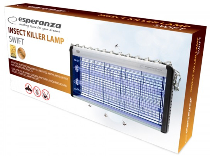 Lampa owadobójcza Esperanza EHQ007 Insect Killer Lamp Swift (5901299955529) - obraz 3