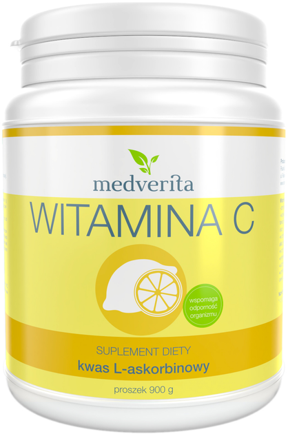 Дієтична добавка Medverita Vitamin C L-ascorbic Acid 900 г (5905669084208) - зображення 1