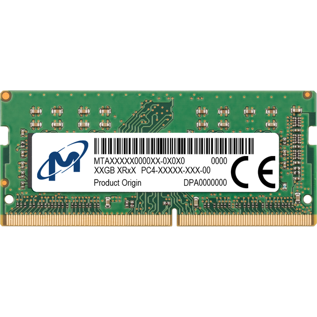 Оперативна пам'ять Micron SODIMM DDR4 16Gb 2666MHz PC4-21300