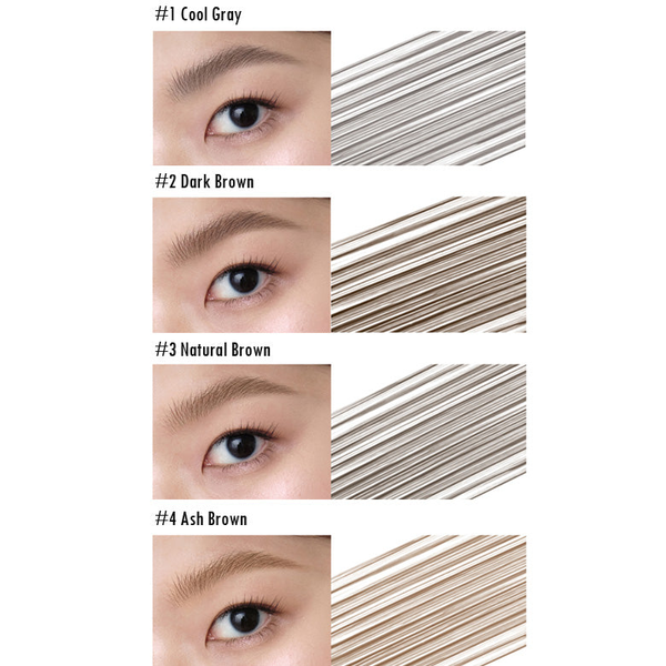 Туш для брів PERIPERA SPEEDY SKINNY BROWCARA відтінок 02 DARK BROWN - зображення 3