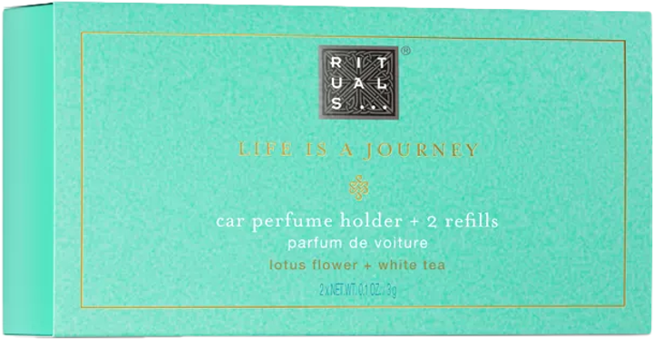 Aromatyzator do samochodu Rituals The Ritual of Karma Life Is a Journey Car Perfume 2 x 3 g (8719134153804) - obraz 1