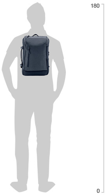 Рюкзак для ноутбука HP Travel 25 Liter 15.6" Blue/Grey (196548661060) - зображення 9
