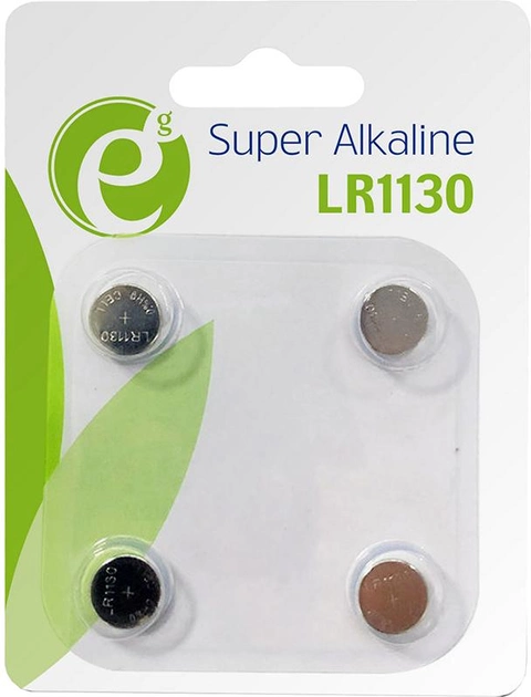 Baterie alkaliczne EnerGenie LR1130 4 szt. (EG-BA-LR1130-01) - obraz 1