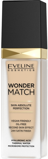 Тональна основа для обличчя Eveline Cosmetics Wonder Match 11 Almond розкішна підлаштовувальна 30 ml (5901761985085) - зображення 1