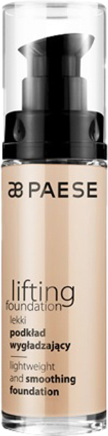 Тональна основа для обличчя Paese Lifting Foundation 102 Natural розгладжувальна 30 мл (5901698574123) - зображення 1