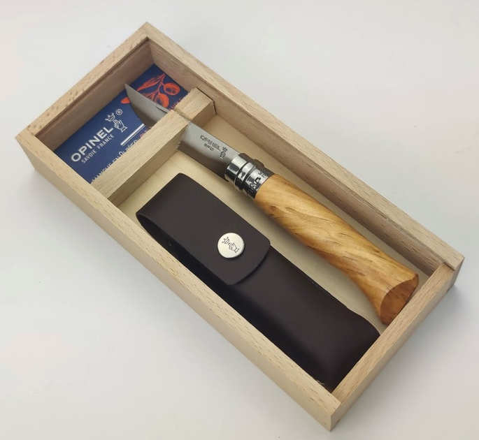 Ніж Opinel №8 VRN Olive OPAK (001004) - зображення 1