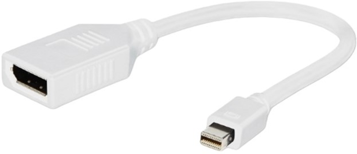 Kabel Cablexpert mini DisplayPort (M) do DisplayPort (F) (A-mDPM-DPF-001-W) - obraz 1