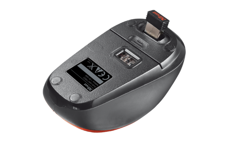 Миша бездротова TRUST Yvi Wireless Mouse Red (TR19522) - изображение 3