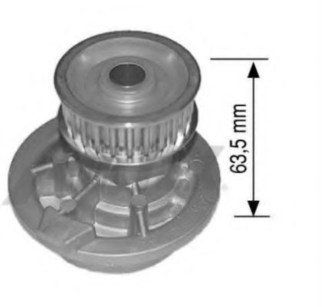 Водяной насос Astra F/Omega/Vectra 1.8/2.0i -03 Airtex (1448) - изображение 1