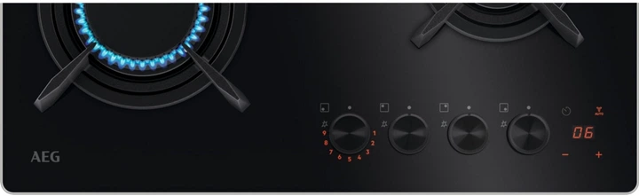 Варильна поверхня газова AEG HKB64453NB - зображення 3