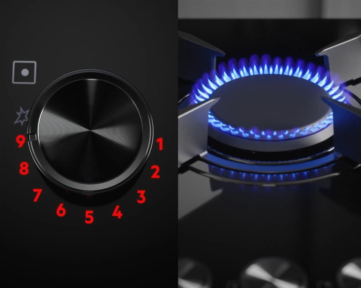 Варильна поверхня газова AEG HKB64453NB - зображення 9