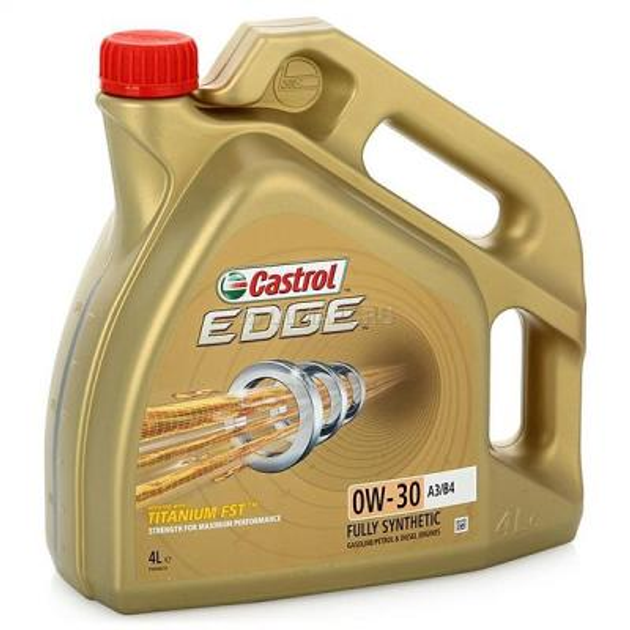 Моторное масло Castrol EDGE 0W-30 4л (CS 0W30 E A3/B4 4L) – фото ...