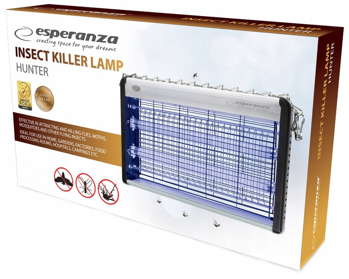 Lampa owadobójcza Esperanza EHQ006 Insect Killer Lamp Hunter (5901299955505) - obraz 4
