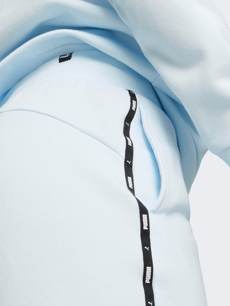 Spodnie dresowe damskie Puma Ess Tape Sweatpants Fl Cl Icy 67599969 M Niebieskie (4099684024552) - obraz 5