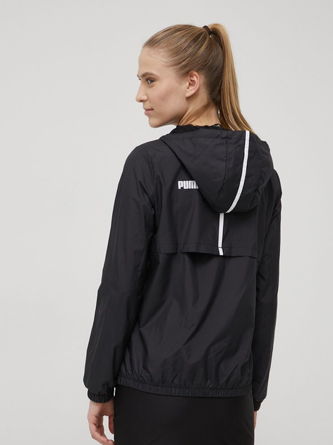 Вітрівка жіноча Puma Ess Solid Windbreaker Black 84749401 M Чорна (4064535452341) - зображення 2