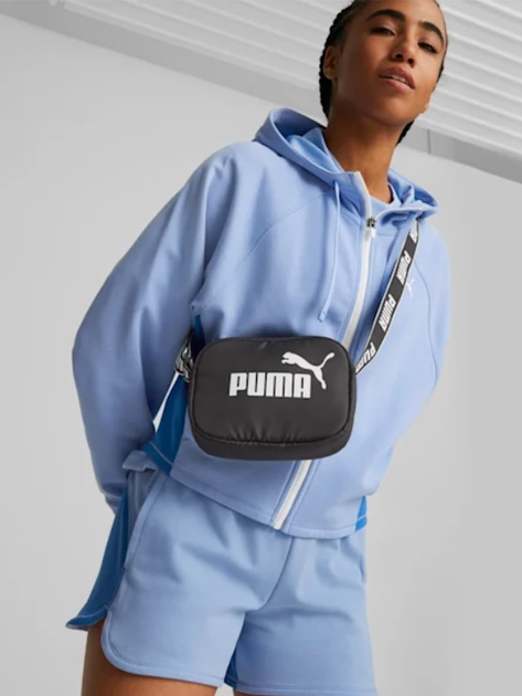 Torebka na ramię damska Puma Core Base Cross Body 07946801 Czarna (4065452960803) - obraz 2