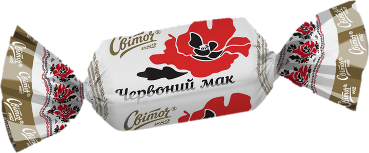 Конфеты Світоч Красный мак весовые 1 кг (8445291197077) – купить в ...