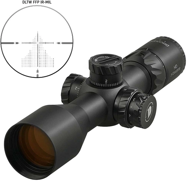 Оптический прицел Discovery Optics HD 3-12x44 SF IR, 30 мм труба, FFP подсветка - изображение 1
