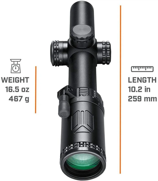 Прицел Bushnell AR71624I 1-6Х24 AR, .223/5.56 BDC - изображение 3