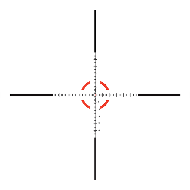 Прицел оптический TRIJICON Credo 1-8x28 Red/Green MRAD Segmented Circle - изображение 6