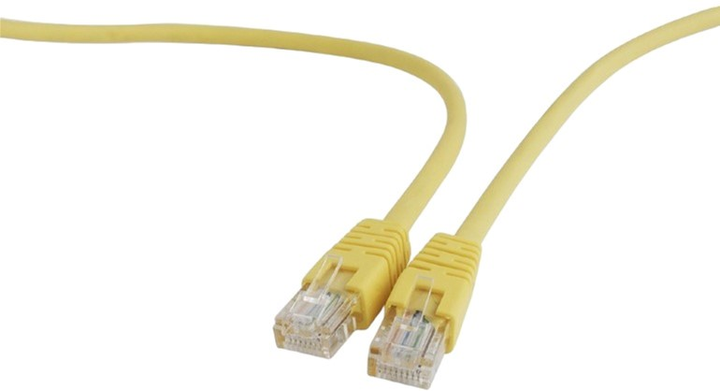 Patchcord Gembird UTP Cat 5e RJ-45 3 m Yellow (8716309020428) - obraz 1