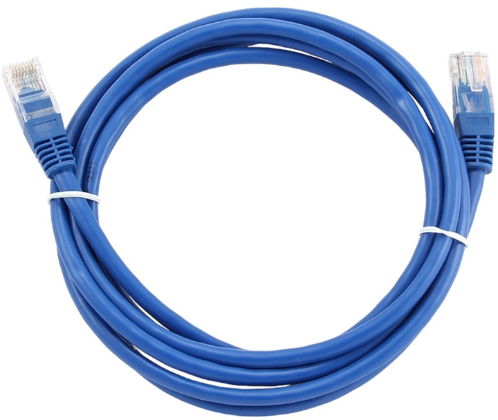 Patchcord Gembird UTP Cat 5e RJ-45 2 m Blue (8716309038324) - obraz 1