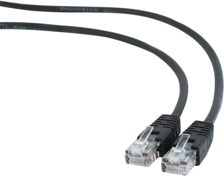 Patchcord Gembird UTP PP12 Cat 5e RJ-45 10 m Black (8716309038591) - obraz 1