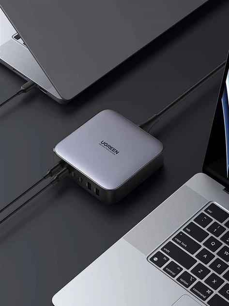 Ładowarka Ugreen CD271 2 x USB-A 4 x USB-C 200W GaN 40914 (6957303849147) - obraz 4