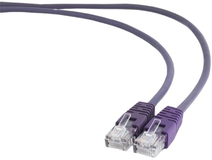 Patchcord Gembird UTP PP12 Cat 5e RJ-45 1 m Purple (8716309077927) - obraz 1